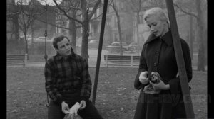 Another famous scene among Method acting scholars (Methodists?) is this one where Brando inexplicably tries on Eva Marie Saint's dropped glove. It does not have the emotional impact of the taxi scene.