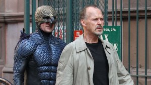 Best Actor Nominee Michael Keaton is Riggan Thomson, haunted by his fictional alter ego, Birdman