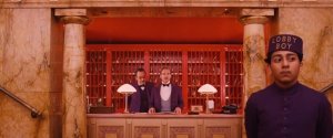 One of the Grand Budapest Hotel's crazy, symmetrical shots. 