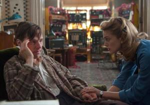 Alan Turing (Benedict Cumberbatch) and Joan Clarke (Keira Knightley) in less happy times in The Imitation Game
